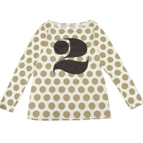 House Industries x Uniqlo Colorful #2 Polka Dot Typography Shirt Font Nerd L - Picture 2 of 6